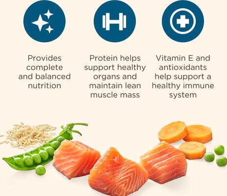 Whole Health Blend Salmon & Brown Rice Recipe Dry Cat Food (Rachael Ray), 14-lb bag