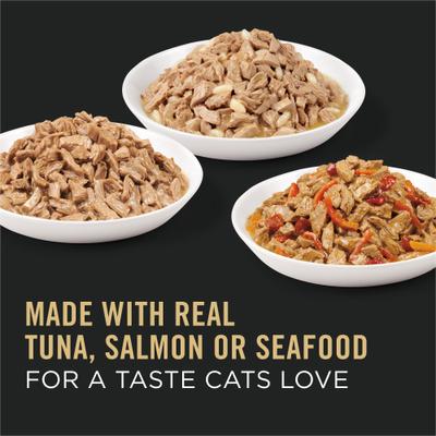 Seafood Favorites Variety Pack Canned Wet Cat Food, 3-oz, case of 24