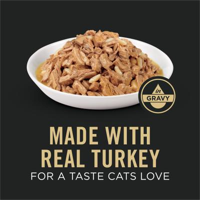 Weight Management Turkey & Rice Entree in Gravy Wet Cat Food, 3-oz can, case of 24