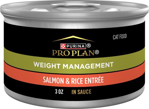 Weight Management Turkey & Rice Entree in Gravy Wet Cat Food, 3-oz can, case of 24