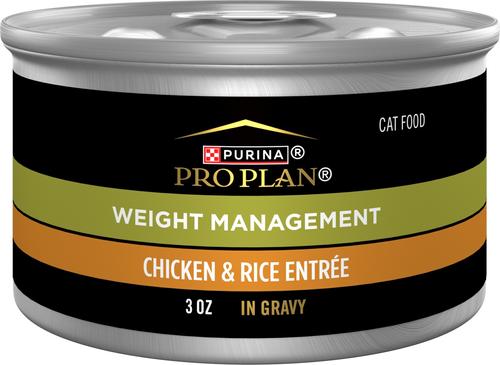 Weight Management Salmon & Rice Entree in Sauce Wet Cat Food, 3-oz can, case of 24