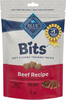 Blue Bits Tasty Chicken Recipe Soft-Moist Training Dog Treats, 11-oz bag