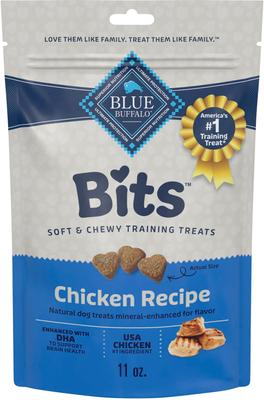 Blue Bits Tasty Chicken Recipe Soft-Moist Training Dog Treats, 11-oz bag