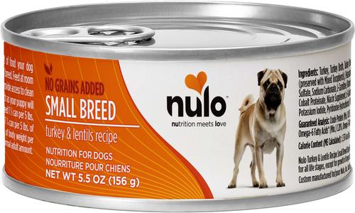 Small Breed Adult Grain-Free Turkey Recipe Wet Pate Canned Dog Food, 5.5-oz, case of 24
