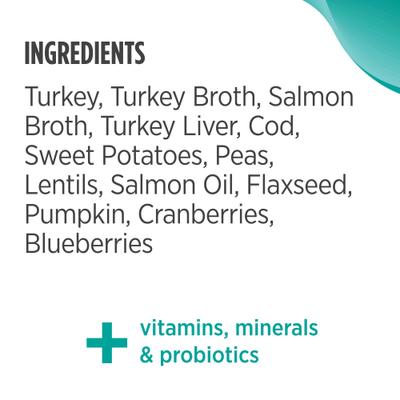 Puppy Grain-Free Turkey, Cod, & Sweet Potato Recipe Wet Pate Canned Dog Food, 13-oz, case of 12