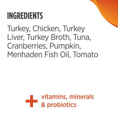 Grain-Free Turkey & Chicken Recipe Pate Wet Canned Food for Cats & Kittens, 12.5-oz, case of 12