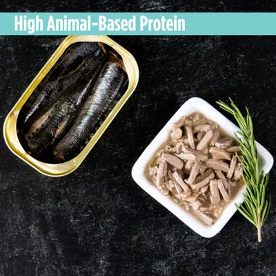 Minced Beef & Mackerel in Gravy Grain-Free Canned Cat Food, 3-oz, case of 24