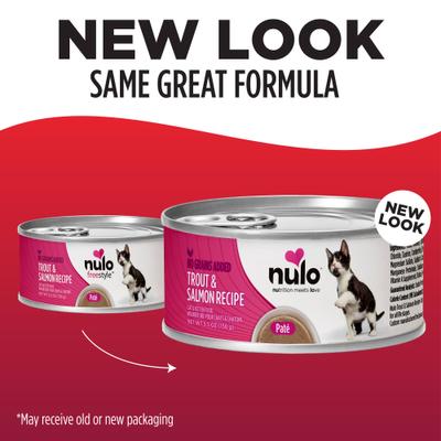 Grain-Free Trout & Salmon Recipe Pate Wet Canned Food for Cats & Kittens, 5.5-oz, case of 24