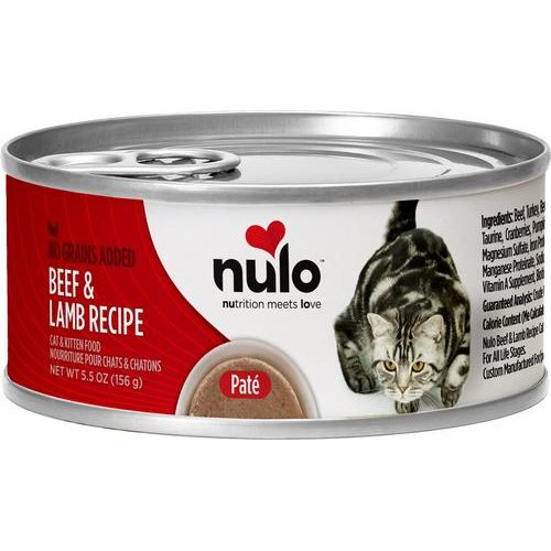 Nulo, FreeStyle Paté Salmon & Mackerel, Salmón + Caballa, Sin Granos, Gatos y Gatitos, 156 g × 24 / 354 g × 12 latas