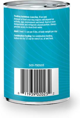 Adult Grain-Free Salmon & Chickpeas Recipe Wet Pate Canned Dog Food, 13 Ounce Cans, 12-Count, 13-oz, case of 12