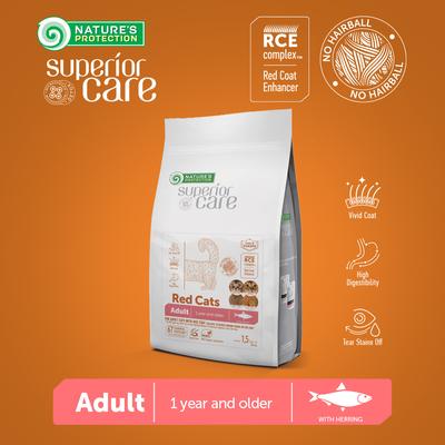 Superior Care Herring Grain-Free Adult Dry Cat Food, 14.08-oz bag