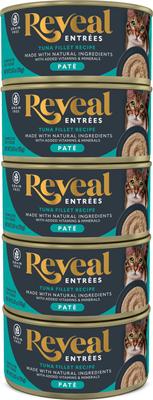 Entrees Tuna Fillet with Salmon in Broth Pate Recipe Grain-Free Wet Cat Food, 2.47-oz can, case of 5