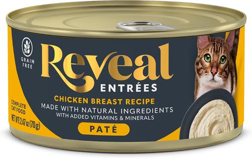 Entrees Chicken Breast in Broth Pate Recipe Grain-Free Wet Cat Food, 2.47-oz can, case of 5