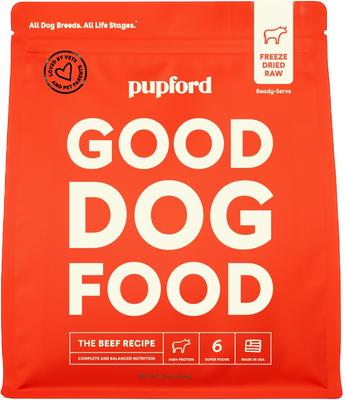 Good Dog Food Beef Recipe Freeze-Dried Dog Food, 25-oz bag