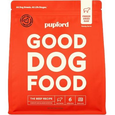 Alimento liofilizado para perros Good Dog Food Beef Recipe, bolsa de 25 oz