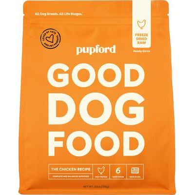 Alimento liofilizado para perros Good Dog Food Chicken Recipe, bolsa de 25 oz