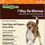 HC WormX Plus 7 Way Dewormer for Hookworms, Roundworm & Tapeworms for Small Breed Dogs, 2 count