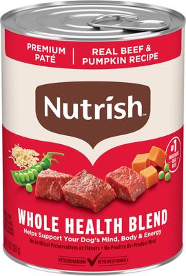 Paquete: Alimento seco con receta de carne de res, guisantes y arroz integral Rachael Ray Nutrish + Alimento enlatado con carne de res y calabaza para perros