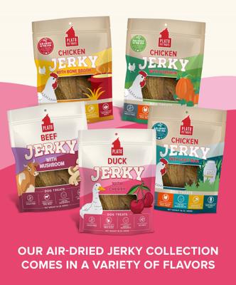 Duck Jerky with Cherry Dog Treats, 7-oz bag