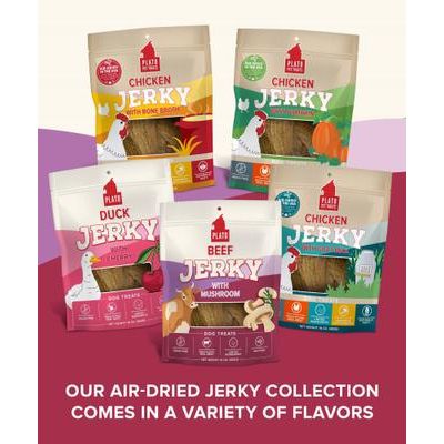 Premios para perros de carne seca con champiñones, bolsa de 16 oz