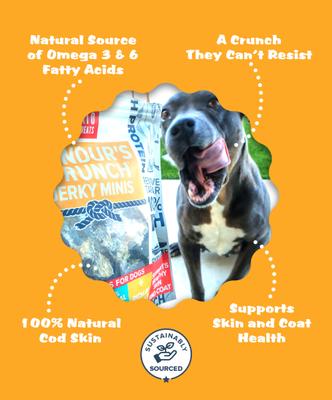 Hundur's Crunch Jerky Minis Dog Treats, 10-oz bag