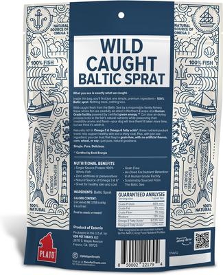 Baltic Sprat Dehydrated Dog Treats, 7.5-oz bag