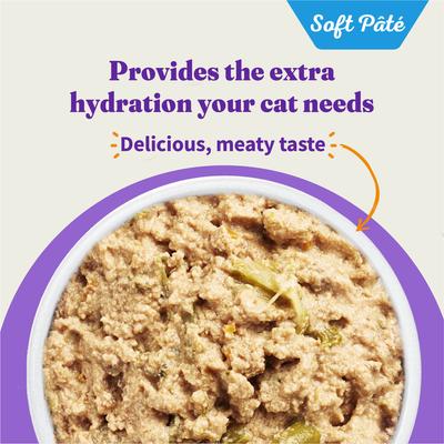 Turkey Recipe in Broth Adult Grain-Free Soft Pate Wet Cat Food, 5.5-oz can, case of 12