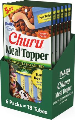 Churu Tuna Recipe Dog Food Topper, 1.69-oz tube, 18 count