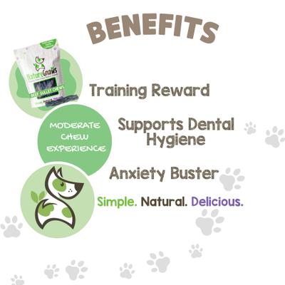 5 to 6-in Braided Gullet Sticks Natural Dog Chew Treats, 10 count