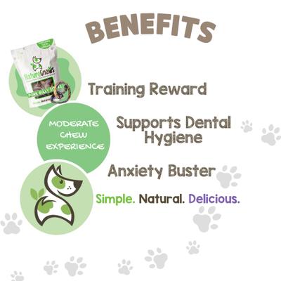 Pork Pretzel Natural Dog Chew Treats, 15 count