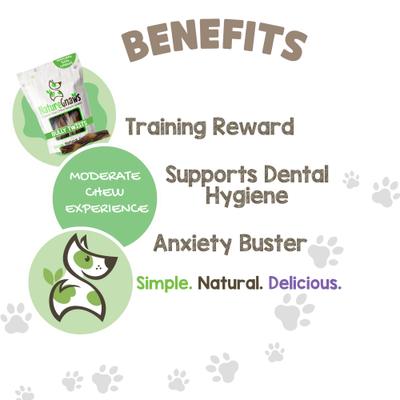 5 to 6-in Braided Bully Twists Natural Dog Chew Treats, 10 count