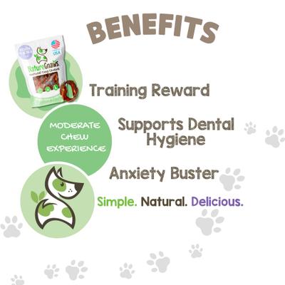 USA Bison Trachea Rings Natural Dog Chew Treats, 16-oz bag