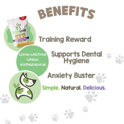 5 to 6-inch Rolls Pork Skin Flavored Dog Treats, 6 count