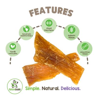 Golosinas masticables para perros con tendones de carne de res Paddywack de 5 a 6 pulgadas, 10 unidades