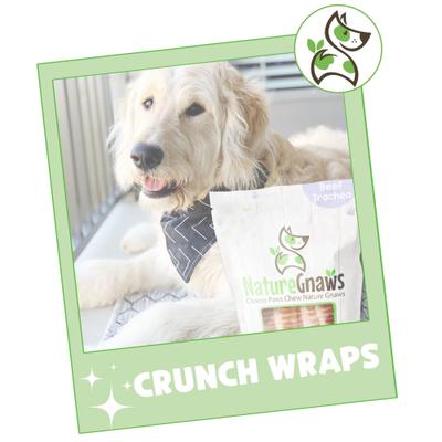 Beef Trachea Crunch Wrap Dog Chew Treats, 3 count