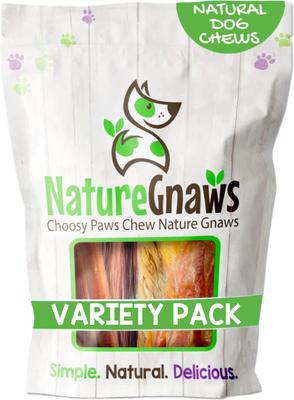Dog Chew Variety Pack for Large Dogs, 12 count