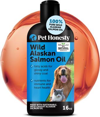 Wild Alaskan Salmon Oil Omega-3 & Joint Supplement for Dogs & Cats, 16-fl oz bottle, bundle of 3
