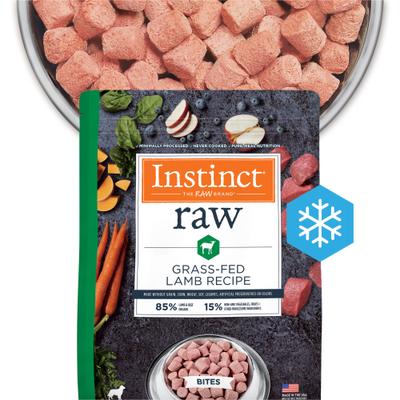 Paquete variado - Alimento para perros Instinct Frozen Raw Bites con pollo de corral, sin cereales y con sabores a res y cordero