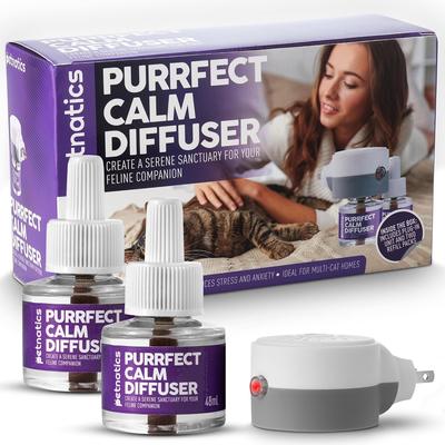 Purrfect Calm Diffuser for Cats, 1 Plugin, 2 refills