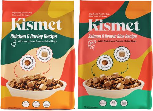 Bundle: Kismet Chicken & Barley Recipe with Freeze-Dried Nugs Dry Dog Food, 19-lb bag + Beef & Sweet Potato Nugs Freeze-Dried Treats, 1-oz bag