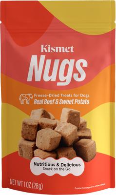 Bundle: Kismet Chicken & Barley Recipe with Freeze-Dried Nugs Dry Dog Food, 19-lb bag + Beef & Sweet Potato Nugs Freeze-Dried Treats, 1-oz bag
