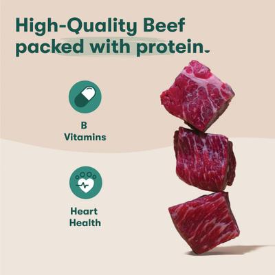 Beef Bone Broth Mini Biscuits Crunchy Dog Treats, 32-oz bag