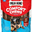 Golosinas masticables de carne de res real para perros Comfort Chews, 9 unidades