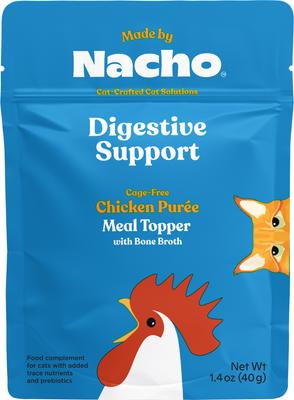 Bundle: Made by Nacho Bone & Joint Support Chicken Puree with Bone Broth + Digestive Support Chicken Puree with Bone Broth Wet Cat Food Topper