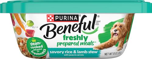 Freshly Prepared Meals Beef Stew with Peas, Carrots, Rice & Barley Wet Dog Food, 10-oz, case of 8
