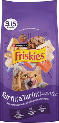 Comida seca crujiente para gatos Surfin' & Turfin' Favorites Muscle & Immune Support, bolsa de 16 lb