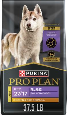 Sport Active All Life Stages High-Protein 27/17 Chicken & Rice Formula Dry Dog Food, 37.5-lb bag