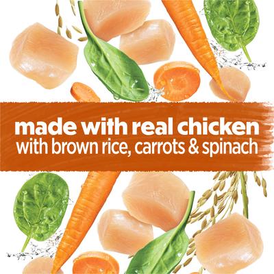 Freshly Prepared Meals Roasted Chicken Recipe with Brown Rice, Carrots & Spinach Wet Dog Food, 10-oz, case of 8