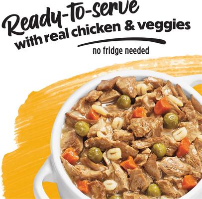 Freshly Prepared Meals Chicken Stew with Rice, Carrots, Peas & Barley Wet Dog Food, 10-oz, case of 8