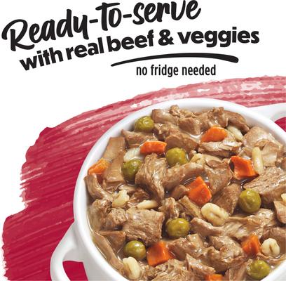 Freshly Prepared Meals Beef Stew with Peas, Carrots, Rice & Barley Wet Dog Food, 10-oz, case of 8